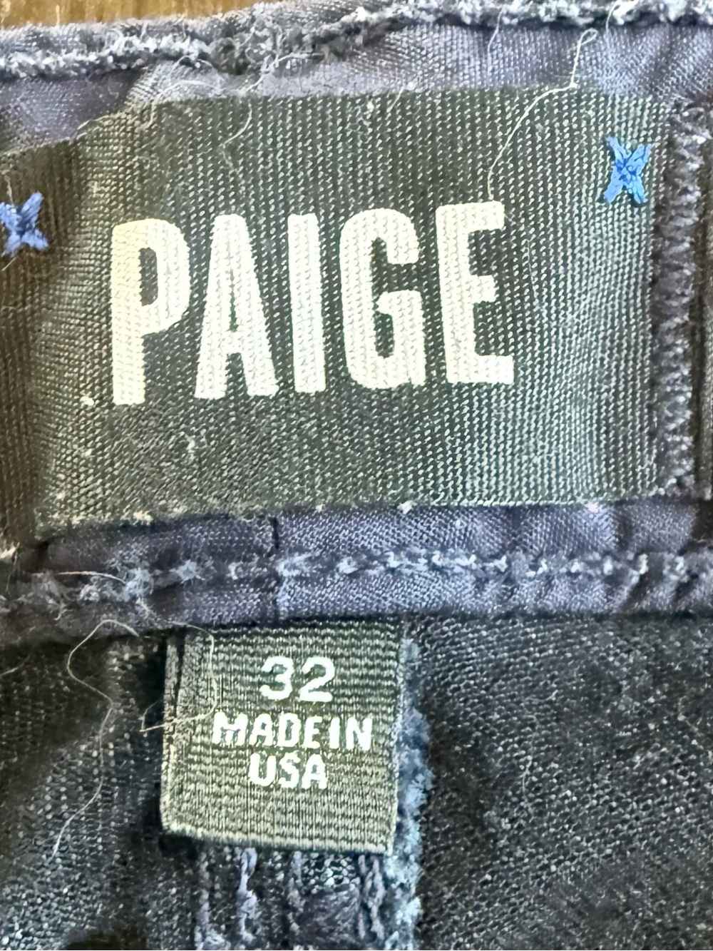 PAIGE Hoxton Ankle Harla Dark Indigo High-Rise Skinny Jeans Size 32x29 - Picture 3 of 8
